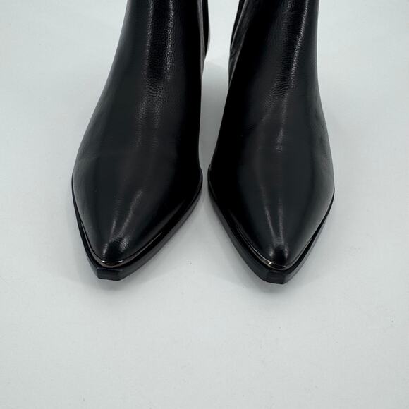 NWOB Marc Fisher Womens Yale Pointed Toe Chelsea Boots Faux Leather Black US 5.5 - Picture 7 of 10